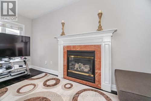 39 Rattlesnake Road, Brampton, ON - Indoor Photo Showing Living Room With Fireplace