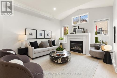 44 Hawkview Boulevard, Vaughan, ON - Indoor Photo Showing Living Room With Fireplace