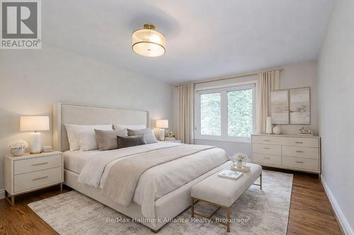 Primary bedroom-virtually staged - 1188 Carey Road, Oakville (Mo Morrison), ON - Indoor Photo Showing Bedroom