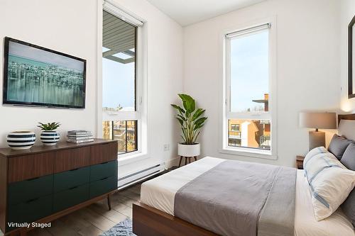 Chambre à coucher - 405-2335 Av. Bennett, Montréal (Mercier/Hochelaga-Maisonneuve), QC - Indoor Photo Showing Bedroom