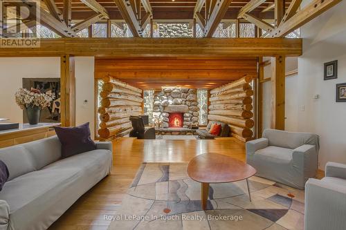 130 Melissa Lane, Tiny, ON - Indoor Photo Showing Living Room With Fireplace