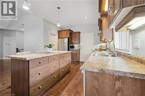 60A Eastview Road, Guelph, ON - Indoor Photo Showing Kitchen With Double Sink