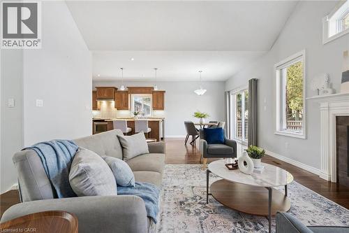 60A Eastview Road, Guelph, ON - Indoor Photo Showing Living Room With Fireplace