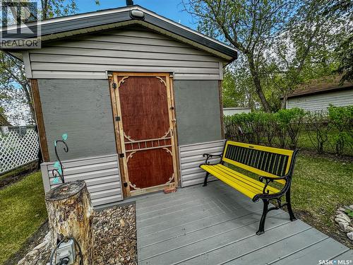 107 May Street, Neudorf, SK - Outdoor With Deck Patio Veranda With Exterior