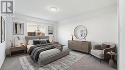 Virtually Staged Main Floor Primary Bedroom - 