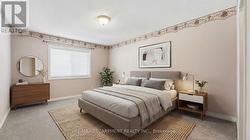Virtually Staged Upper Level Bedroom - 
