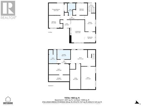 Main Floor & Basement Floor Plan - 163 Floradale Drive, Mississauga, ON - Other