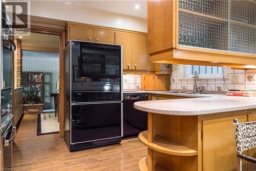 6 Freeland Court, Hamilton, ON - Indoor Photo Showing Kitchen With Double Sink