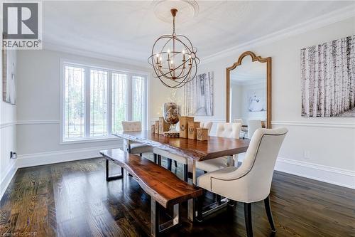 18 Elder Crescent, Ancaster, ON - Indoor Photo Showing Dining Room