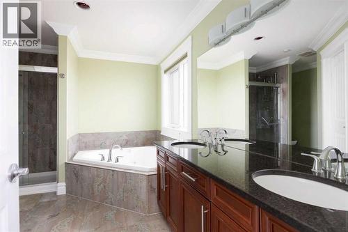 Primary ensuite w/WIC - 145 Fireweed Crescent, Fort Mcmurray, AB - Indoor Photo Showing Bathroom