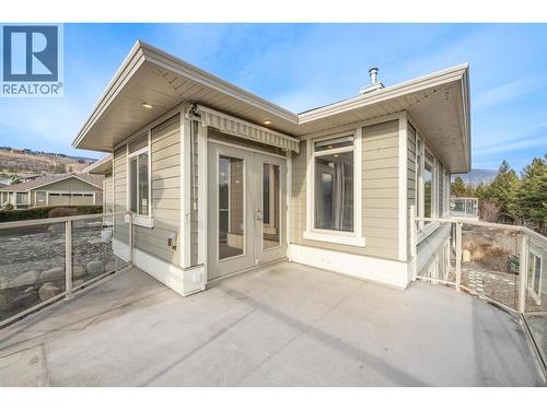 Patio with extendable cover - 4035 Gellatly Road S Unit# 273, West Kelowna, BC - Outdoor With Exterior