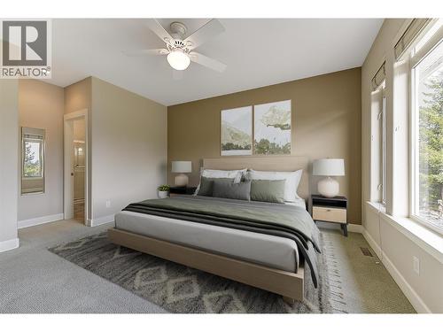 Primary Bedroom Virtually Staged - 4035 Gellatly Road S Unit# 273, West Kelowna, BC - Indoor Photo Showing Bedroom