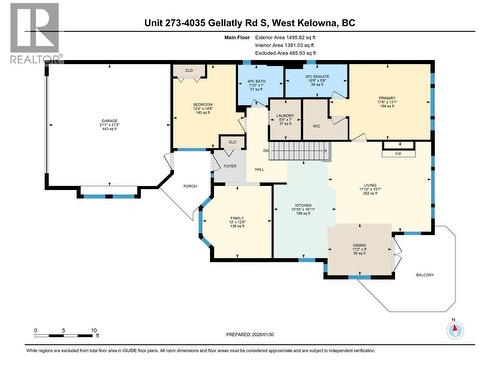 Main Floor Plan - 4035 Gellatly Road S Unit# 273, West Kelowna, BC - Other