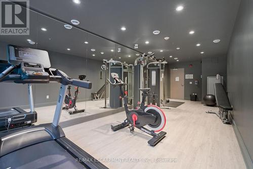 308 - 455 Charlton Avenue, Hamilton, ON - Indoor Photo Showing Gym Room