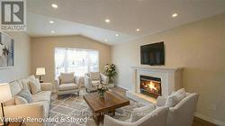 Virtually Staged & Renovated Rendering Main Floor - 