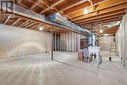 Partially Finished Basement Utility Area - 