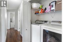 Convenient second floor laundry - 