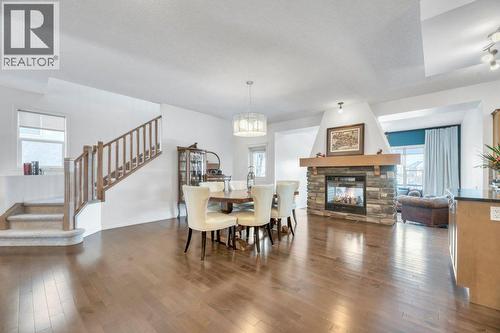 360 Parkmere Green, Chestermere, AB - Indoor With Fireplace