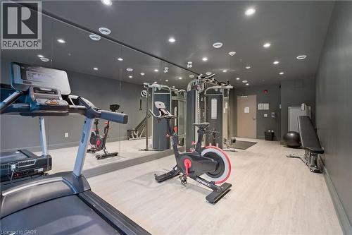 455 Charlton Avenue E Unit# 308, Hamilton, ON - Indoor Photo Showing Gym Room