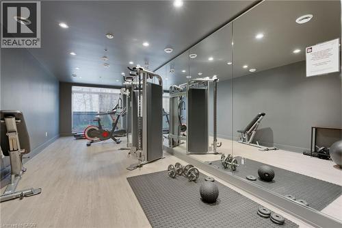 455 Charlton Avenue E Unit# 308, Hamilton, ON - Indoor Photo Showing Gym Room