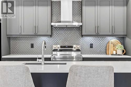 6205, 20295 Seton Way Se, Calgary, AB - Indoor Photo Showing Kitchen