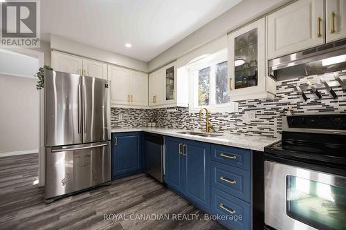 1057 King Street E, Oshawa, ON - Indoor Photo Showing Kitchen With Stainless Steel Kitchen With Double Sink With Upgraded Kitchen