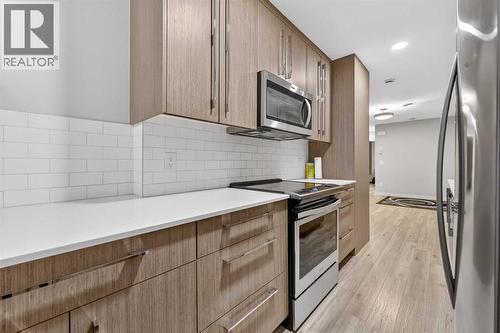 132 Corner Meadows Gate Ne, Calgary, AB - Indoor Photo Showing Kitchen With Upgraded Kitchen