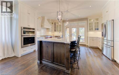 52 Edgehill Drive, Kitchener, ON - Indoor Photo Showing Kitchen With Stainless Steel Kitchen With Upgraded Kitchen