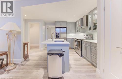 52 Edgehill Drive, Kitchener, ON - Indoor Photo Showing Kitchen With Stainless Steel Kitchen