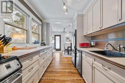 View of Kitchen from Living Room - 