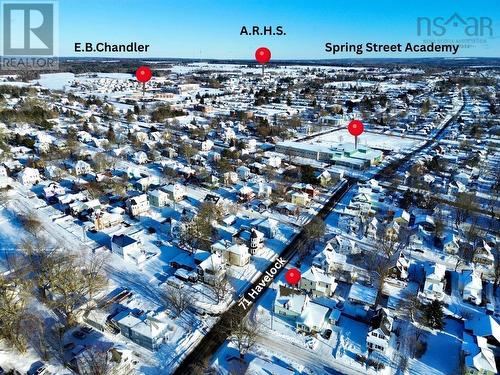 Aerial View - 71 Havelock Street, Amherst, NS - Outdoor With View