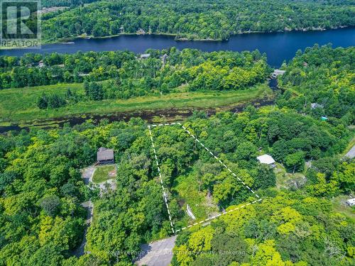 Aerial with Approximate Lot Line - 17 Cornflower Road, Mcdougall, ON 