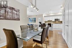 Spacious open dining room - 