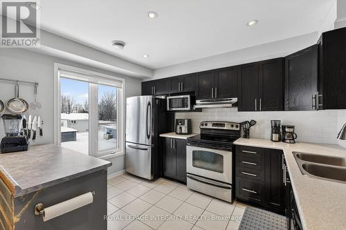 360 Galston Private, Ottawa, ON - Indoor Photo Showing Kitchen With Stainless Steel Kitchen With Double Sink