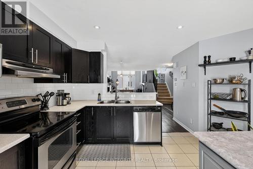 360 Galston Private, Ottawa, ON - Indoor Photo Showing Kitchen With Stainless Steel Kitchen With Double Sink