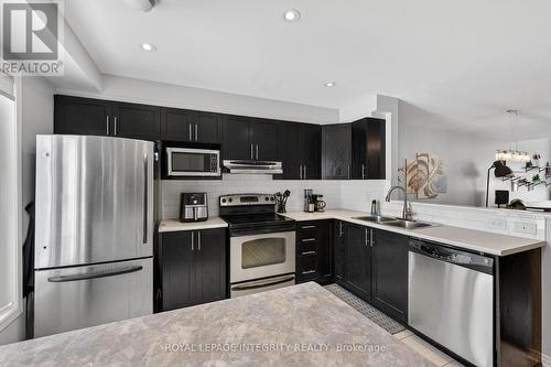 360 Galston Private, Ottawa, ON - Indoor Photo Showing Kitchen With Stainless Steel Kitchen With Double Sink With Upgraded Kitchen