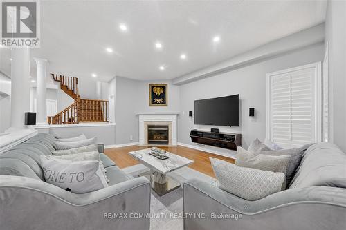 3367 Aquinas Avenue, Mississauga, ON - Indoor Photo Showing Living Room With Fireplace