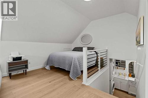 LOFT AREA - COULD BE ANOTHER BEDROOM BUT ALSO WORKS GREAT AS AN ADDITIONAL TV AREA - 140 Allen Crescent, Vulcan, AB - Indoor Photo Showing Bedroom