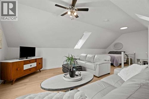 LOFT AREA - A VERY SPACIOUS AREA THAT COULD SHARE A CRAFT AREA AND TV OR GAMES AREA - 140 Allen Crescent, Vulcan, AB - Indoor Photo Showing Living Room