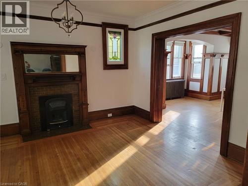 43 Barnesdale Avenue S, Hamilton, ON - Indoor With Fireplace