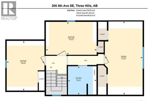 Upper Level - 206 5 Avenue Se, Three Hills, AB - Other