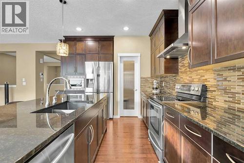 88 Nolanfield Crescent Nw, Calgary, AB - Indoor Photo Showing Kitchen With Stainless Steel Kitchen With Double Sink With Upgraded Kitchen