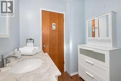 Extra Storage Vanity and Hidden Closet behind the door - 