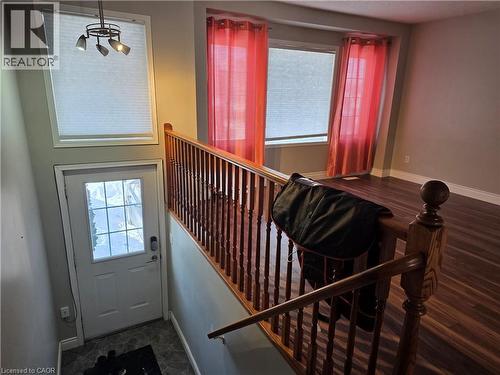 Staircase featuring plenty of natural light - 220 Snowdrop Crescent, Kitchener, ON - Indoor Photo Showing Other Room