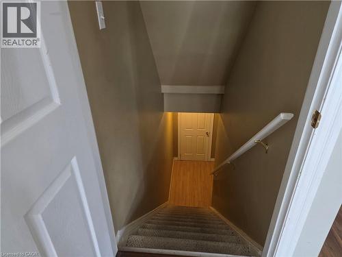 Stairway with baseboards - 220 Snowdrop Crescent, Kitchener, ON - Indoor Photo Showing Other Room