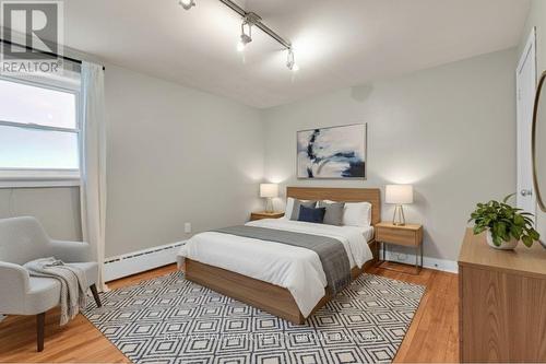 Unit # 1 - Bedroom (Virtually stage) - 55 Ivy Crescent, Ottawa, ON - Indoor Photo Showing Bedroom