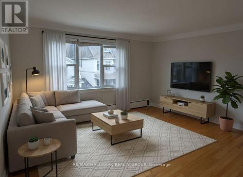 Unit # 3 -  Living Room (virtually staged) - 55 Ivy Crescent, Ottawa, ON - Indoor Photo Showing Living Room