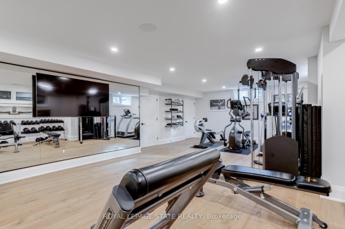 18 Elder Crescent, Hamilton, ON - Indoor Photo Showing Gym Room