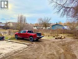 backyard parking area. - 