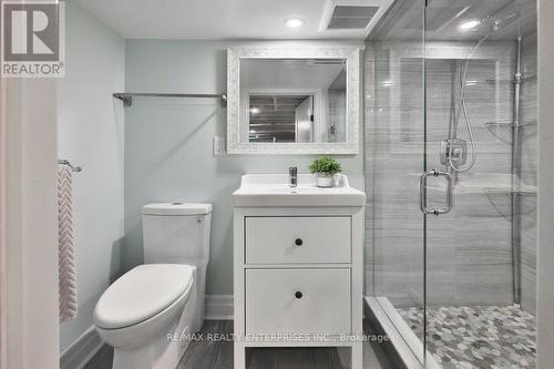 3 Pc Lower Bath, Frameless Glass Enclosed Shower - 44 Mississauga Road N, Mississauga, ON - Indoor Photo Showing Bathroom